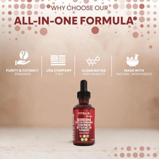 Vitalia Berberine Ceylon Cinnamon Liquid Drops
