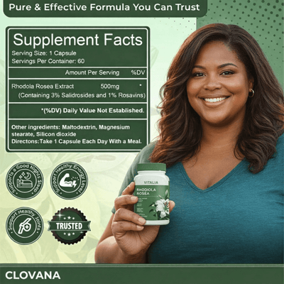 Vitalia Rhodiola Rosea Capsules