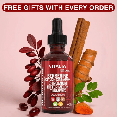 Vitalia Berberine Ceylon Cinnamon Liquid Drops