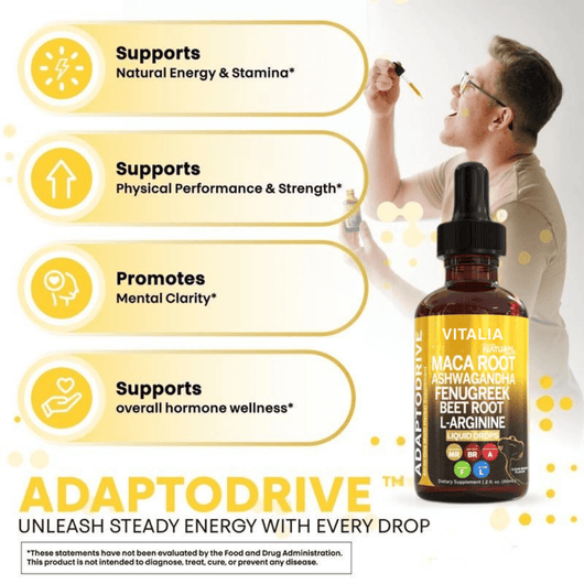 Vitalia Maca Root Ashwagandha Liquid Drops