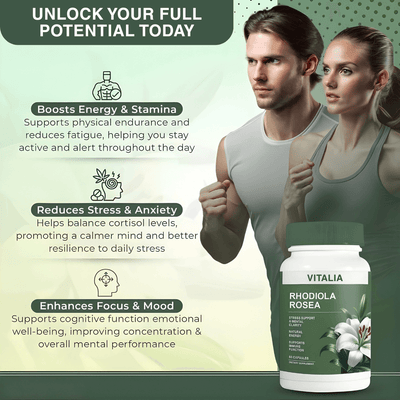 Vitalia Rhodiola Rosea Capsules