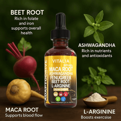 Vitalia Maca Root Ashwagandha Liquid Drops